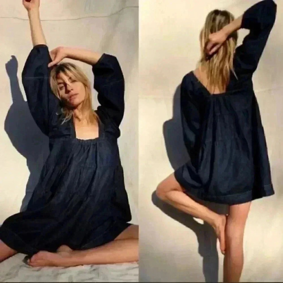 Free People Dresses & Skirts - Free People This is Everything Denim Mini Dress